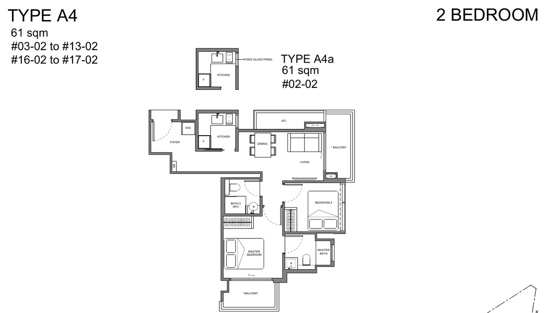 2-Bedroom, Type A4
