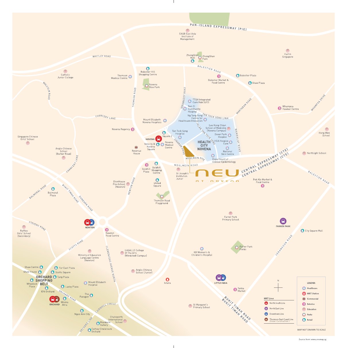 Neu at Novena location map